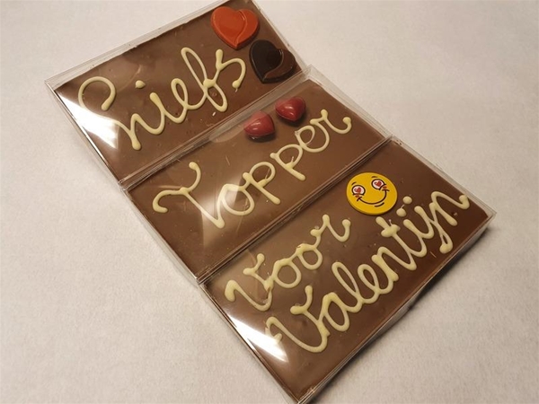 Valentijn choco repen