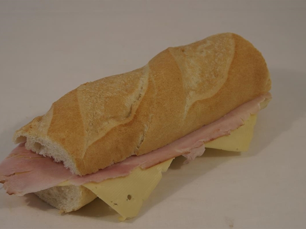 1/3 stokbrood ham/kaas